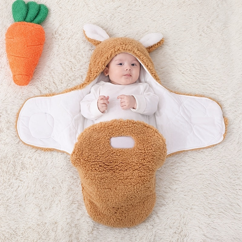 Soft Fleece Baby Sleeping Bag Wearable Swaddle Sack