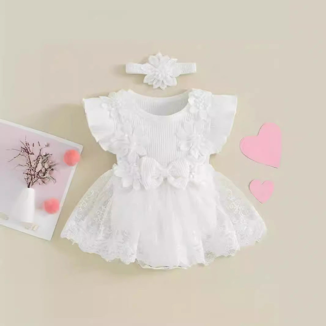 Baby Short Sleeve Romper Dress