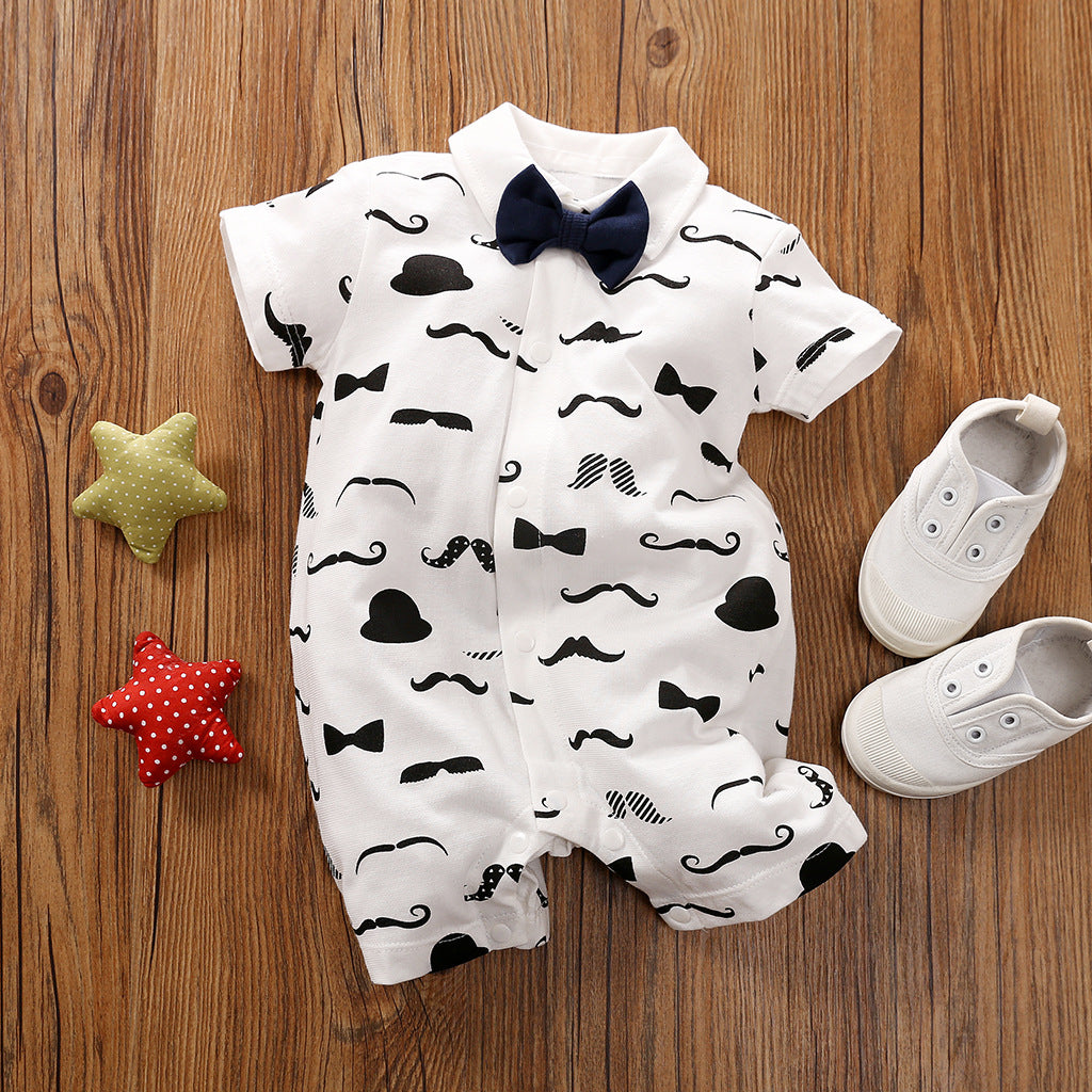 Baby Gentleman Long Sleeve Romper Suit