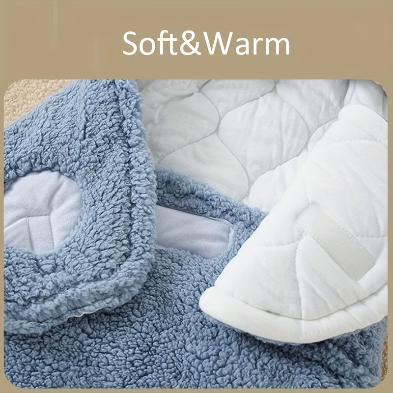 Soft Fleece Baby Sleeping Bag Wearable Swaddle Sack